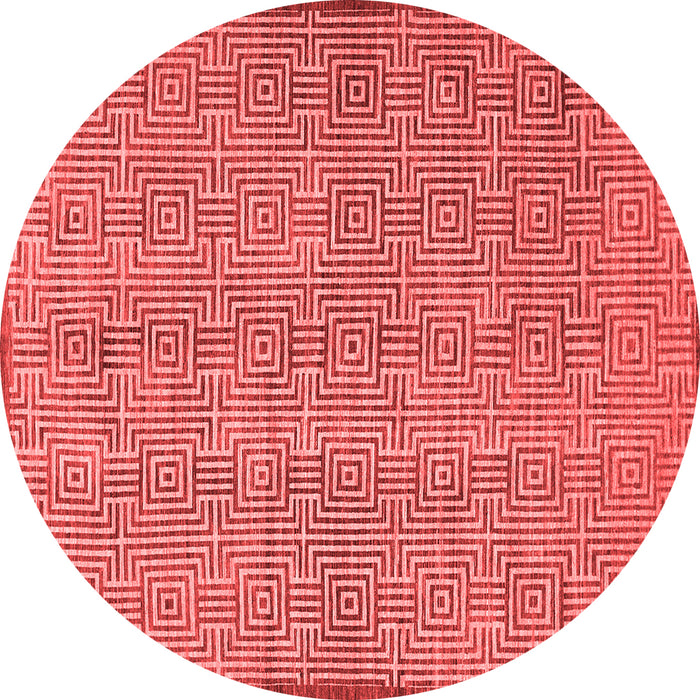 Machine Washable Abstract Red Contemporary Rug, wshcon304red