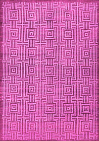 Abstract Pink Contemporary Rug, con304pnk