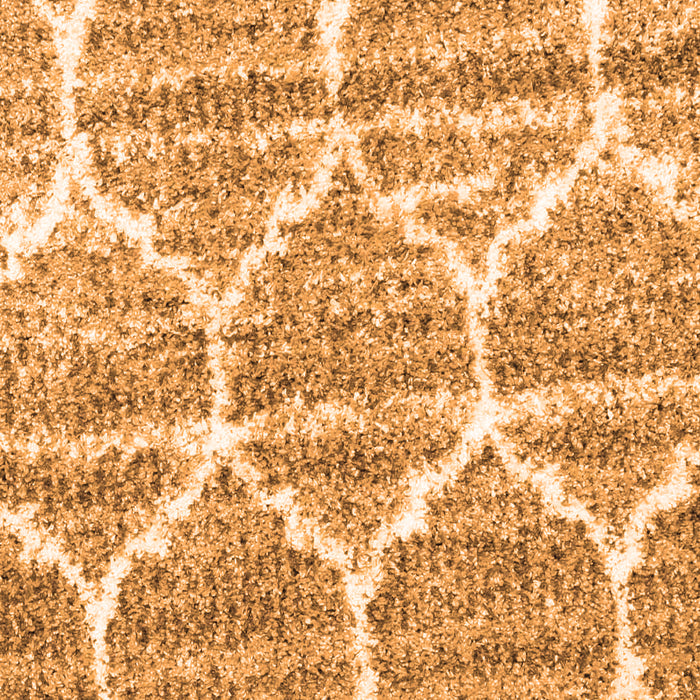 Serging Thickness of Machine Washable CON3050X Orange CON3050X Area Rugs, wshcon3050org