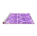 Sideview of Machine Washable CON3050X Purple CON3050X Area Rugs, wshcon3050pur