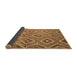 Sideview of Southwestern Brown Country Rug, con3051brn