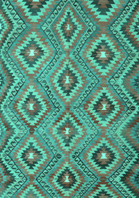 Southwestern Turquoise Country Rug, con3051turq