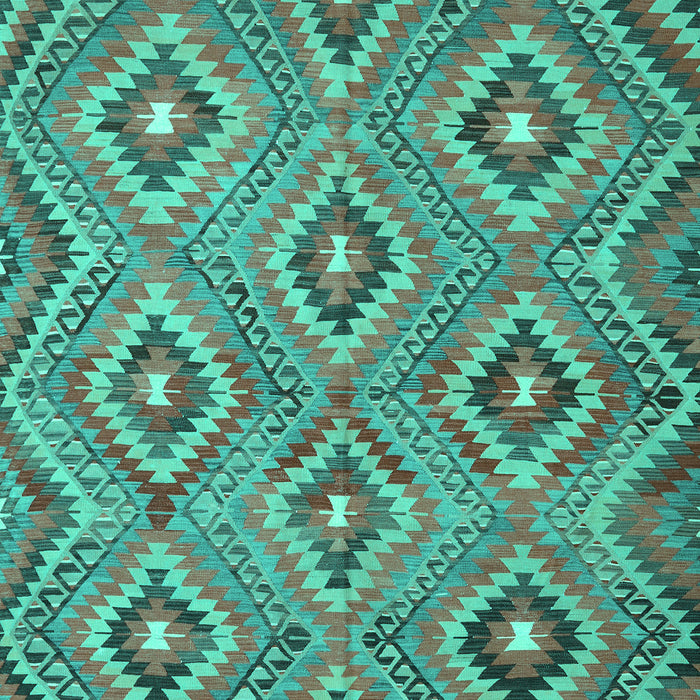 Southwestern Turquoise Country Rug, con3051turq