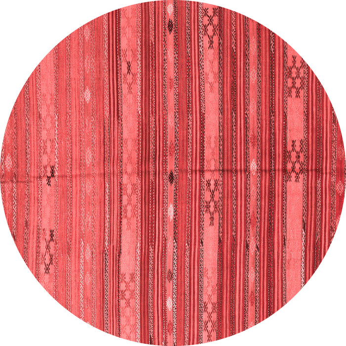 Machine Washable Southwestern Red Country Rug, wshcon3052red