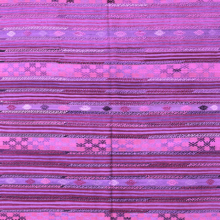 Machine Washable Southwestern Purple Country Area Rugs, wshcon3052pur