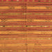 Serging Thickness of Southwestern Orange Country Rug, con3052org