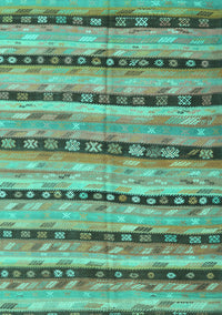 Southwestern Turquoise Country Rug, con3053turq