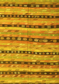 Southwestern Yellow Country Rug, con3053yw