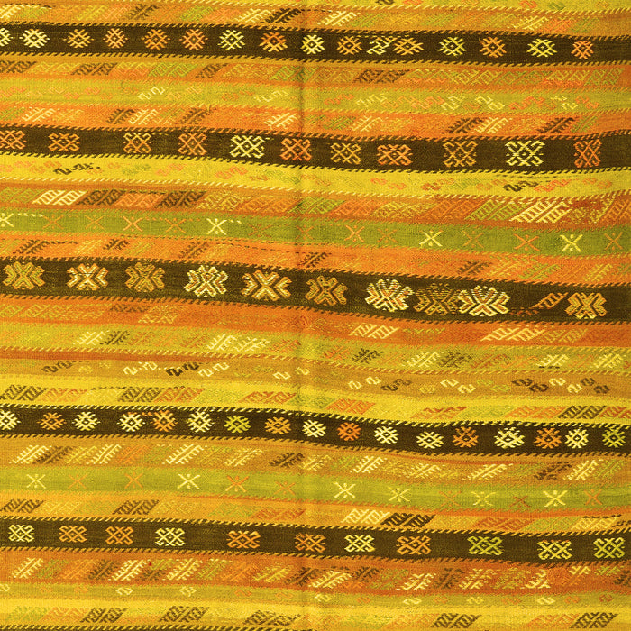 Southwestern Yellow Country Rug, con3053yw