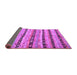 Sideview of Southwestern Purple Country Rug, con3053pur