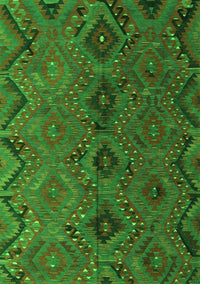 Southwestern Green Country Rug, con3054grn