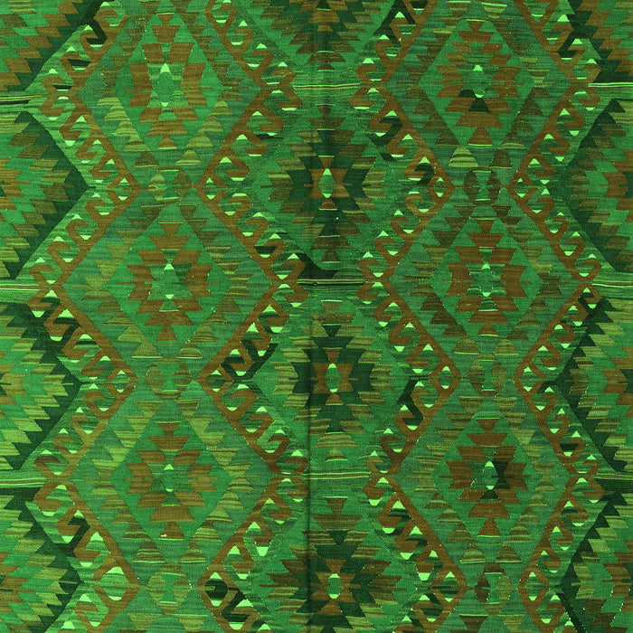 Southwestern Green Country Rug, con3054grn