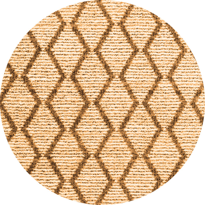Square Trellis Orange Modern Rug, con3055org
