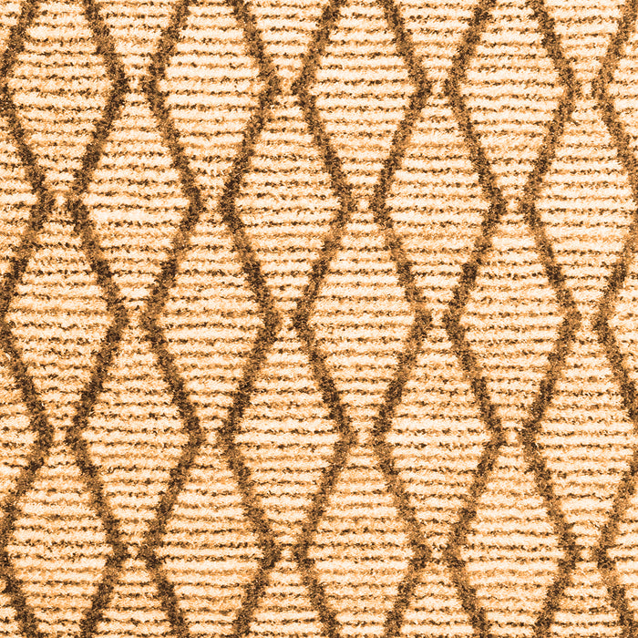 Serging Thickness of Machine Washable Trellis Orange Modern Area Rugs, wshcon3055org