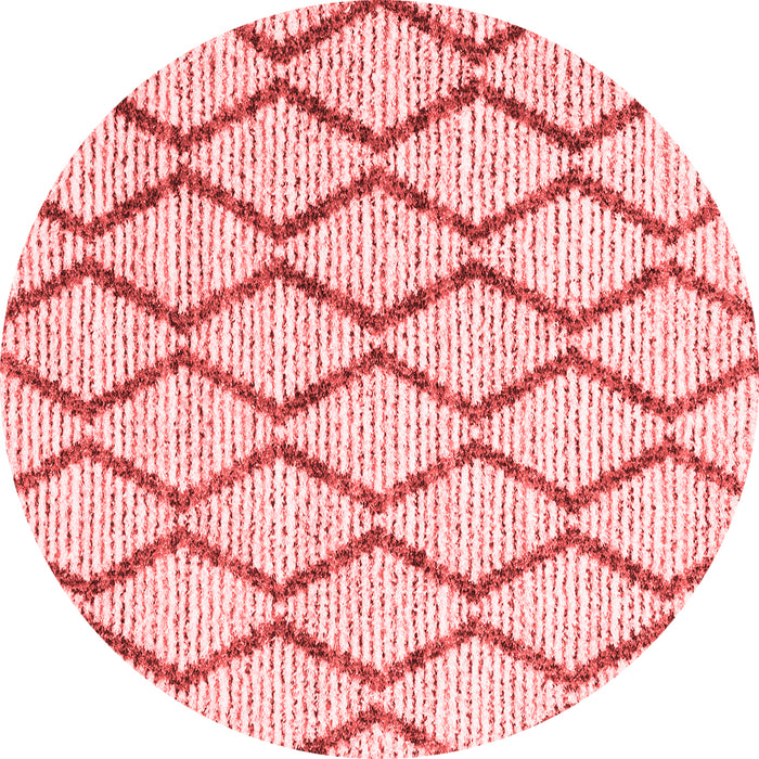 Machine Washable Trellis Red Modern Rug, wshcon3055red