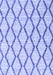 Machine Washable Trellis Blue Modern Rug, wshcon3055blu