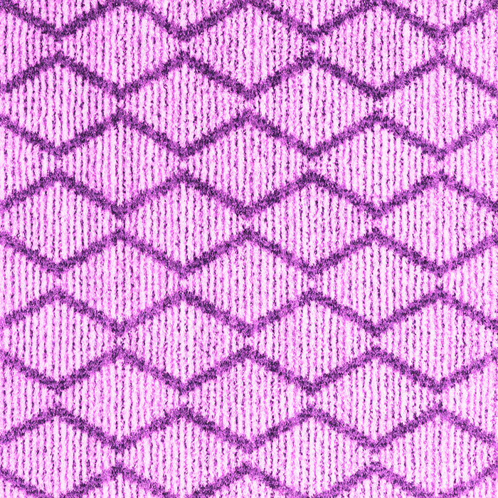 Square Machine Washable Trellis Pink Modern Rug, wshcon3055pnk