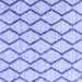 Square Trellis Blue Modern Rug, con3055blu