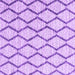 Square Machine Washable Trellis Purple Modern Area Rugs, wshcon3055pur