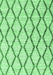 Machine Washable Trellis Emerald Green Modern Area Rugs, wshcon3055emgrn