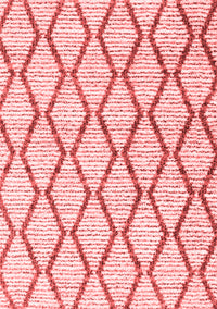 Trellis Red Modern Rug, con3055red