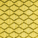 Square Trellis Yellow Modern Rug, con3055yw