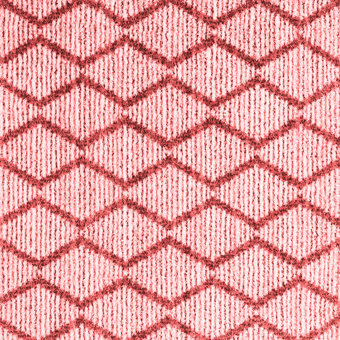 Trellis Red Modern Rug, con3055red