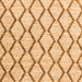 Serging Thickness of Trellis Orange Modern Rug, con3055org