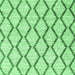 Square Trellis Emerald Green Modern Rug, con3055emgrn