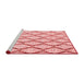 Modern Red Washable Rugs