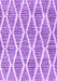 Machine Washable Trellis Purple Modern Area Rugs, wshcon3056pur