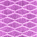 Square Machine Washable Trellis Pink Modern Rug, wshcon3056pnk
