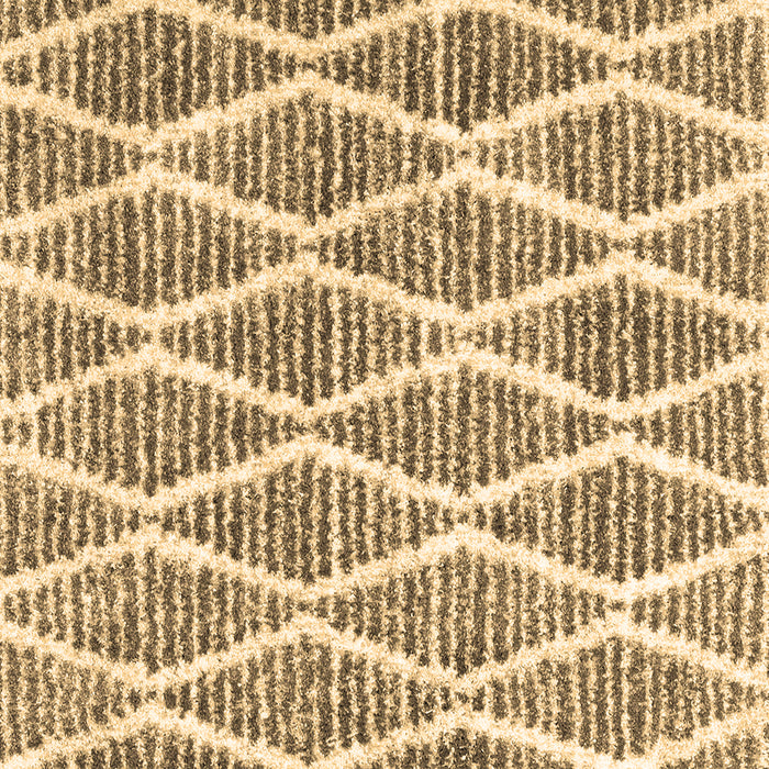 Square Machine Washable Trellis Brown Modern Rug, wshcon3056brn