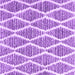 Square Machine Washable Trellis Purple Modern Area Rugs, wshcon3056pur
