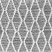 Serging Thickness of Trellis Gray Modern Rug, con3056gry