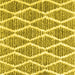 Square Trellis Yellow Modern Rug, con3056yw