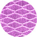 Round Trellis Pink Modern Rug, con3056pnk