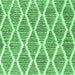 Square Trellis Emerald Green Modern Rug, con3056emgrn