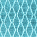 Square Machine Washable Trellis Light Blue Modern Rug, wshcon3056lblu