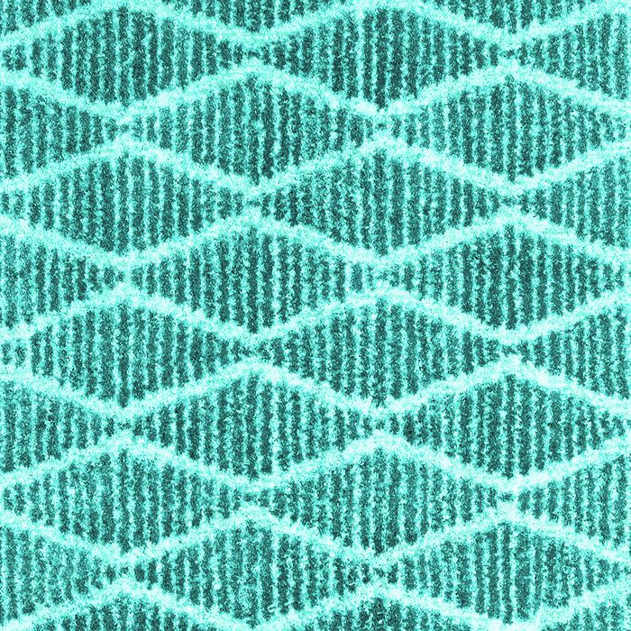 Square Trellis Turquoise Modern Rug, con3056turq