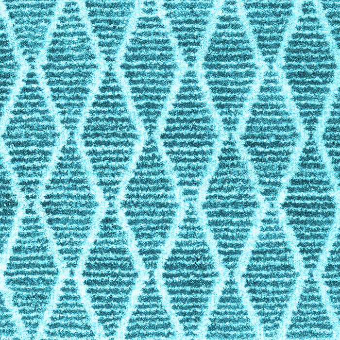 Square Trellis Light Blue Modern Rug, con3056lblu