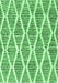 Machine Washable Trellis Emerald Green Modern Area Rugs, wshcon3056emgrn