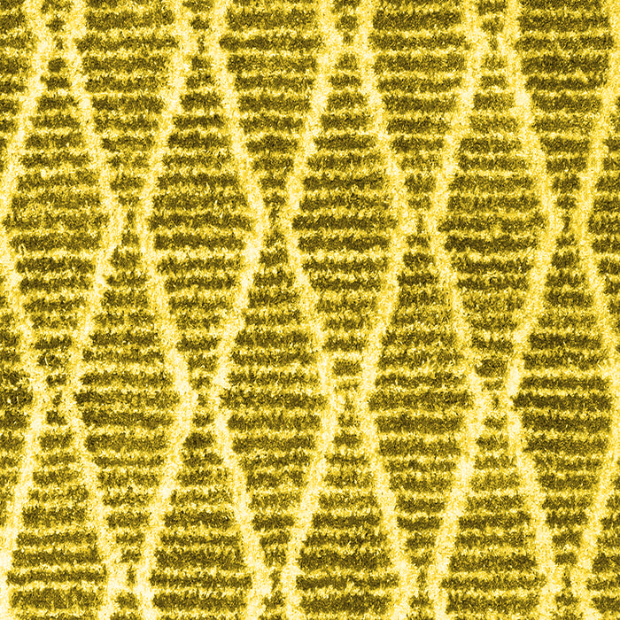 Machine Washable Trellis Yellow Modern Rug, wshcon3056yw