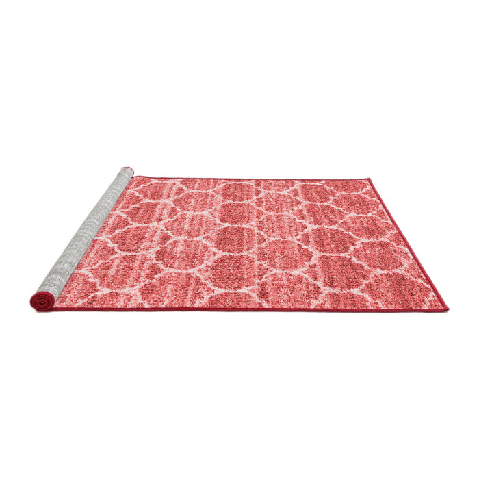 Modern Red Washable Rugs