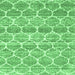 Square Trellis Emerald Green Modern Rug, con3057emgrn