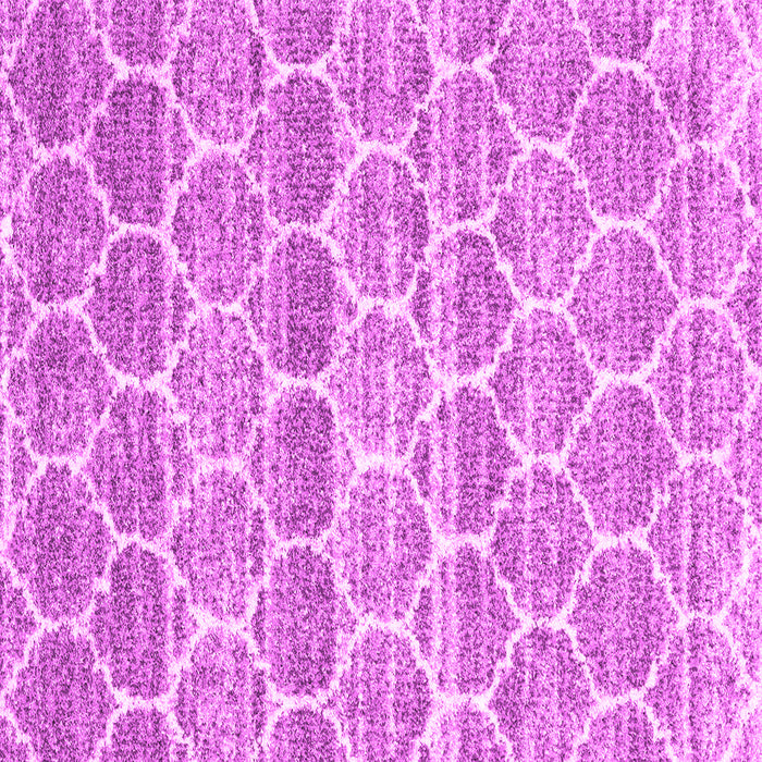 Square Machine Washable Trellis Pink Modern Rug, wshcon3057pnk