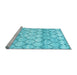 Sideview of Trellis Light Blue Modern Rug, wshcon3058lblu