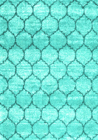 Trellis Turquoise Modern Rug, con3058turq