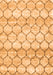 Trellis Orange Modern Rug, con3058org