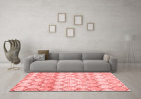 Trellis Red Modern Rug, wshcon3058red